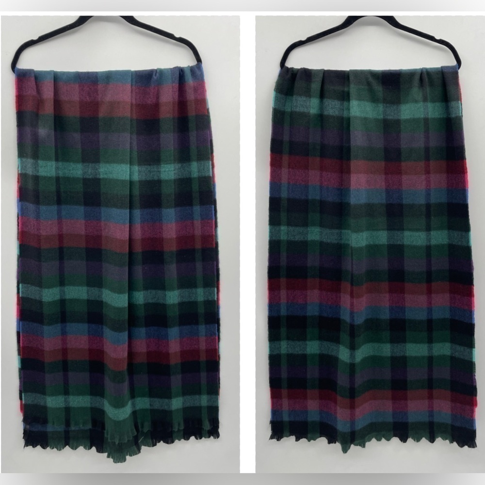 Torrid plaid polyester blanket classic scarf